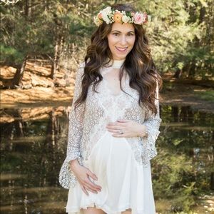 Free People lace dress.